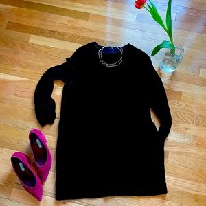 COS Black Velvet Party Dress